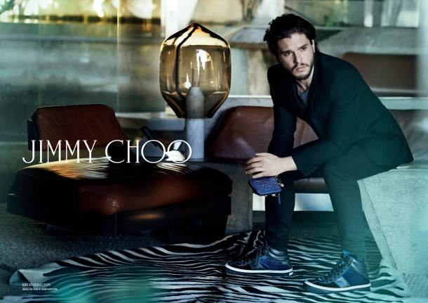 CAMPAGNE COLLECTION HOMME JIMMY CHOO AUTOMNE HIVER 2014 AVEC KIT HARINGTON